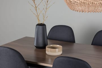 Rektangulär matgrupp Venture Home Svart Valnöt 4st - Møbler - Bord - Spisegruppe