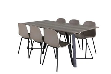 Rektangulär matgrupp Venture Home - Møbler - Bord - Spisegruppe