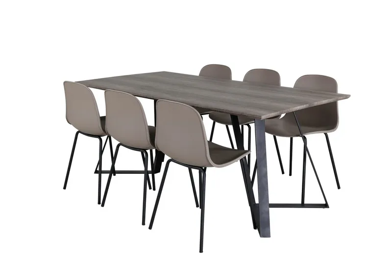 Rektangulär matgrupp Venture Home - Møbler - Bord - Spisegruppe