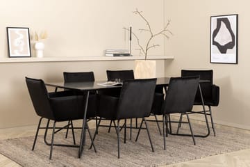 Rektangulär matgrupp Venture Home - Møbler - Bord - Spisegruppe