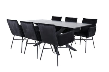 Rektangulär matgrupp Venture Home - Møbler - Bord - Spisegruppe