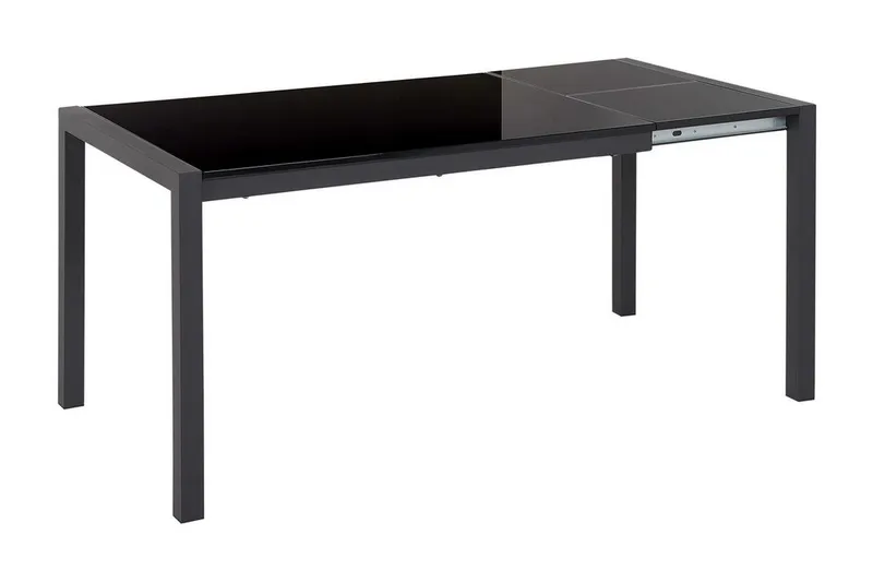 Renton Spisebord Uttrekkbart 120-160x80 cm, Svart