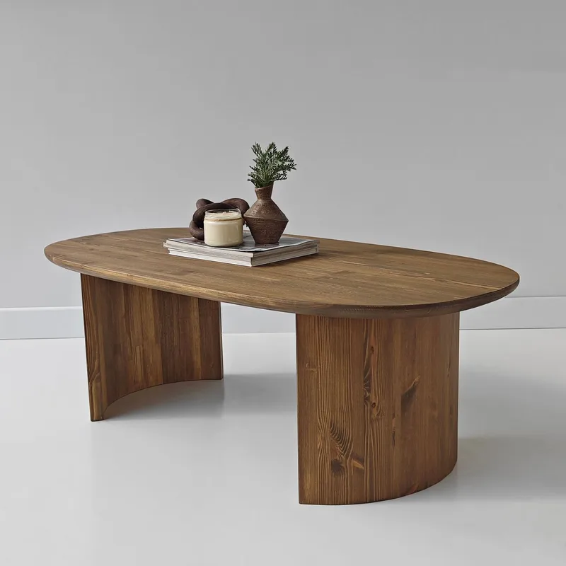 Renvik Sofabord 120x40x60 cm - Valnøtt - Møbler - Bord - Sofabord & salongbord