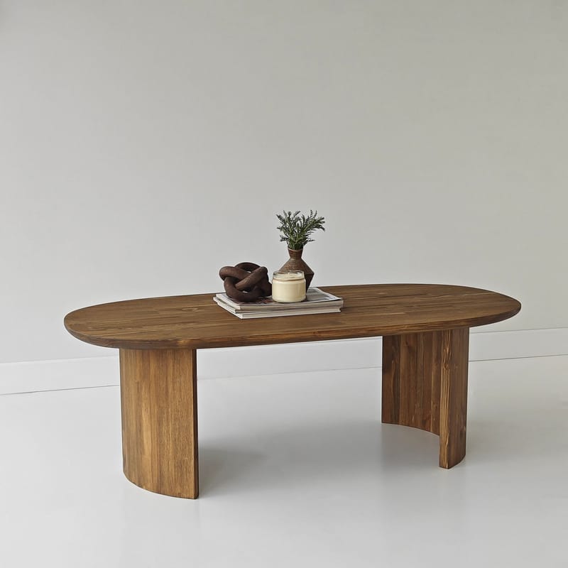 Renvik Sofabord 120x40x60 cm - Valnøtt - Møbler - Bord - Sofabord & salongbord