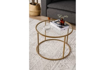 Retzow Stuebord 60 cm - Gull - Møbler - Bord - Sofabord & salongbord