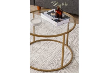 Retzow Stuebord 60 cm - Gull - Møbler - Bord - Sofabord & salongbord