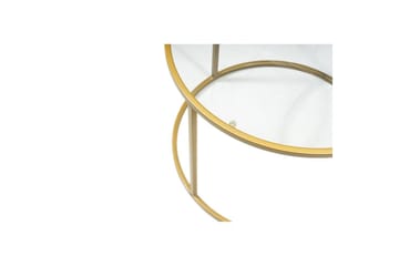 Retzow Stuebord 60 cm - Gull - Møbler - Bord - Sofabord & salongbord