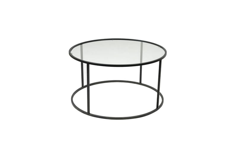 Retzow Stuebord 80 cm - Sort - Møbler - Bord - Sofabord & salongbord