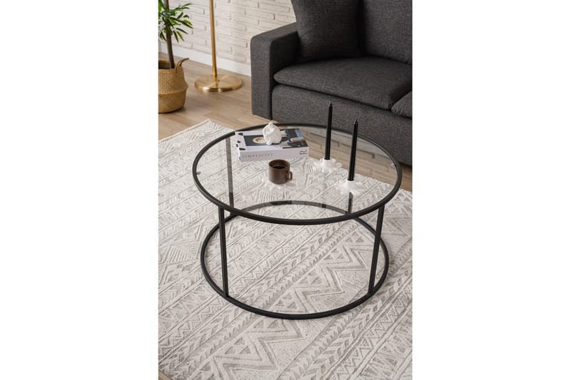 Retzow Stuebord 80 cm - Sort - Møbler - Bord - Sofabord & salongbord