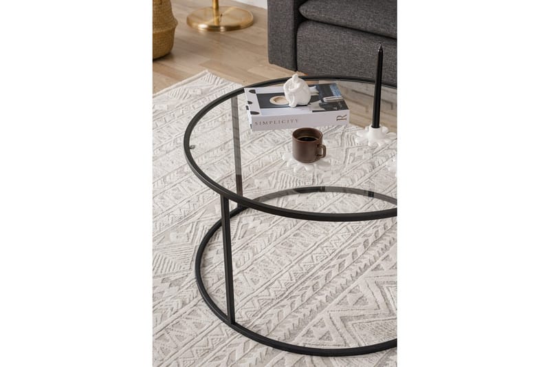 Retzow Stuebord 80 cm - Sort - Møbler - Bord - Sofabord & salongbord