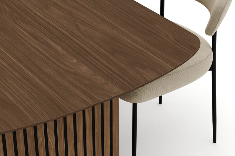 Richeto Ovalt Spisebord 240 cm med 6 Sawako Stoler - Eik - Møbler - Bord - Spisegruppe