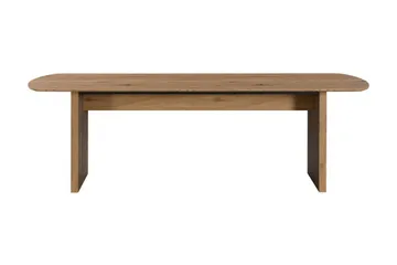 Richeto Ribbet Spisebord 180x100 cm med Tre- og Eikutseende - Natur - Møbler - Bord - Spisebord & kjøkkenbord