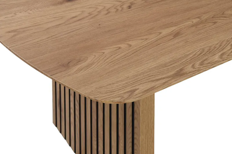 Richeto Ribbet Spisebord 180x100 cm med Tre- og Eikutseende - Natur - Møbler - Bord - Spisebord & kjøkkenbord