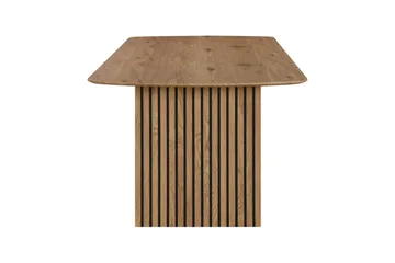 Richeto Ribbet Spisebord 180x100 cm med Tre- og Eikutseende - Natur - Møbler - Bord - Spisebord & kjøkkenbord