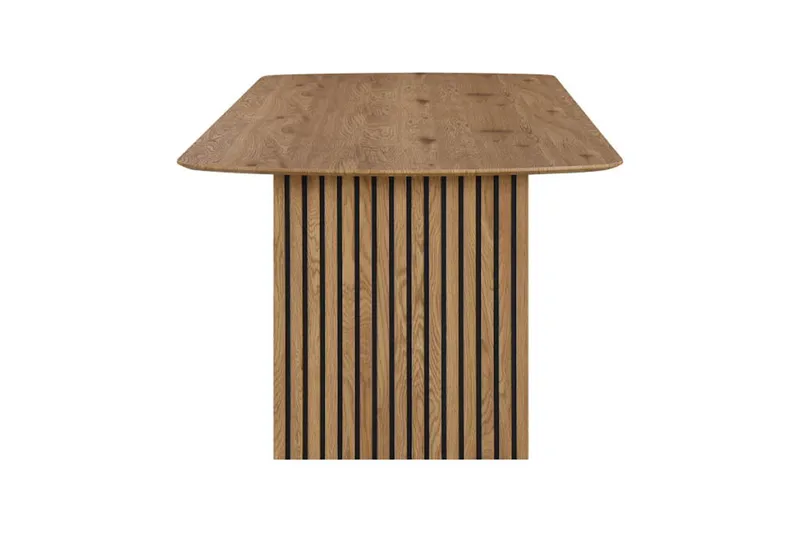 Richeto Ribbet Spisebord 180x100 cm med Tre- og Eikutseende - Natur - Møbler - Bord - Spisebord & kjøkkenbord