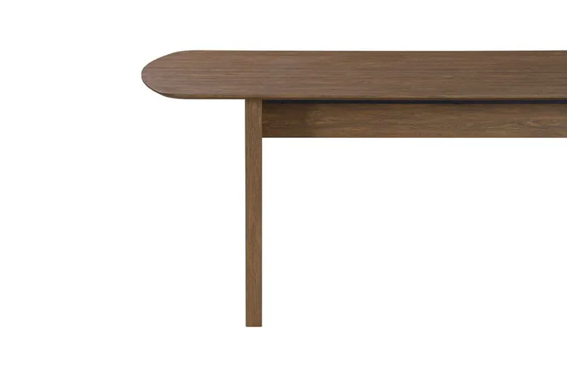 Richeto Ribbet Spisebord 210x100 cm med Tre- og Røkt Eik-utseende - Mørkebrun - Møbler - Bord - Spisebord & kjøkkenbord