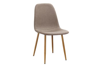 Richeto spisebord 180 cm eik + 6 stk. Nibe stol brun med eikeben - Natur/brun - Møbler - Bord - Spisegruppe