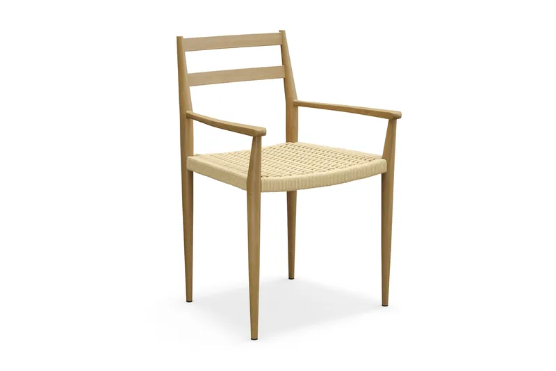Richeto spisebord 210 cm med 6 stk. Jamna karmstoler - Brun - Møbler - Bord - Spisegruppe
