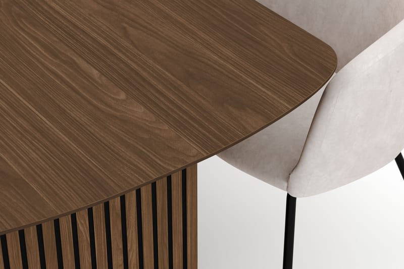 Richeto Spisebord 240 cm med 6 Berit Stoler - Natur - Møbler - Bord - Spisegruppe