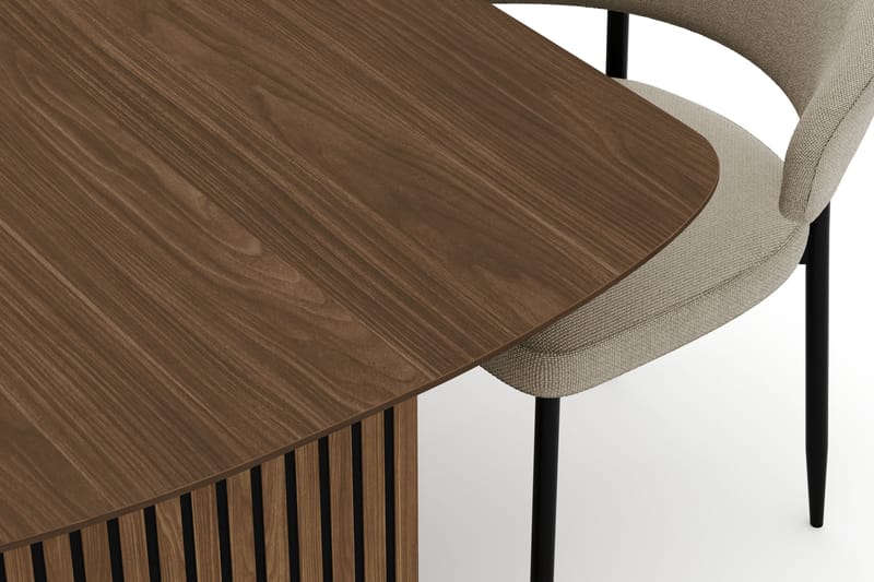 Richeto Spisebord 240 cm med 6 Sawako Stoler - Natur - Møbler - Bord - Spisegruppe