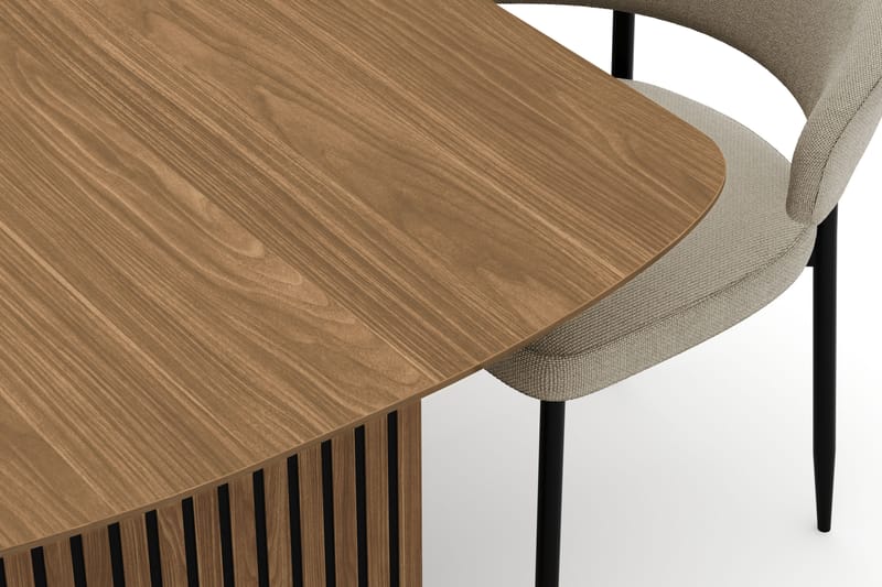 Richeto Spisebord 240 cm med 6 Sawako Stoler - Natur - Møbler - Bord - Spisegruppe
