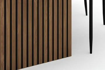 Richeto spisebord 240 cm med 6 Sawako stoler - Røkt eik - Møbler - Bord - Spisegruppe