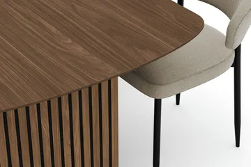 Richeto spisebord 240 cm med 6 Sawako stoler - Røkt eik - Møbler - Bord - Spisegruppe