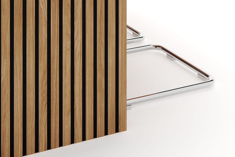 Richeto Spisebord 240 cm med 6 stk Build Matstkolar - Naturlig finish - Møbler - Bord - Spisegruppe