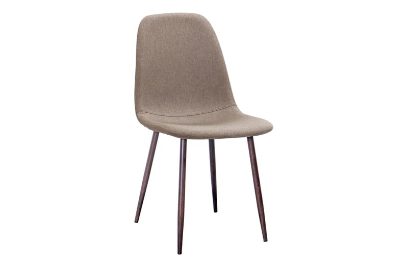 Richeto Spisebord Røkt Eik 210 cm valnøtt + 8 stk Naira stol brun med valnøttben - Brun - Møbler - Bord - Spisegruppe