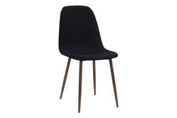 Richeto Spisebord Røkt Eik 240 cm valnøtt + 8 stk Naira stol svart med valnøttben - Brun/Svart - Møbler - Bord - Spisegruppe