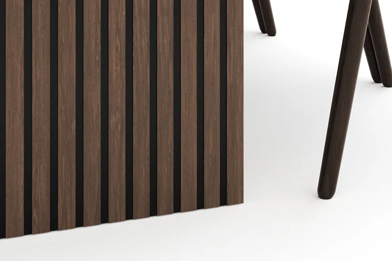 Richeto Spisegruppe Røkt Eik 240 cm med 6 Cytie Spisestoler med armlener - Røyket Eik - Møbler - Bord - Spisegruppe