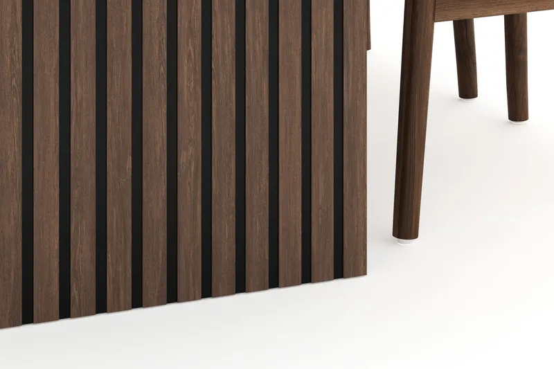 Richeto Spisegruppe Røkt Eik 240 cm med 6 Dastoori Spisestoler - Røyket Eik - Møbler - Bord - Spisegruppe