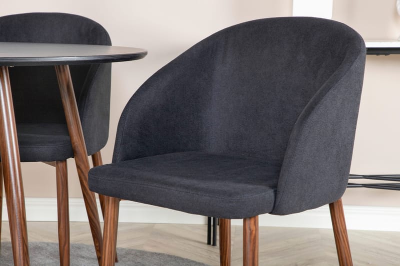 Ridones spisegruppe rund 100 cm + 4 stk. Kullersbro spisestoler - Møbler - Bord - Spisegruppe