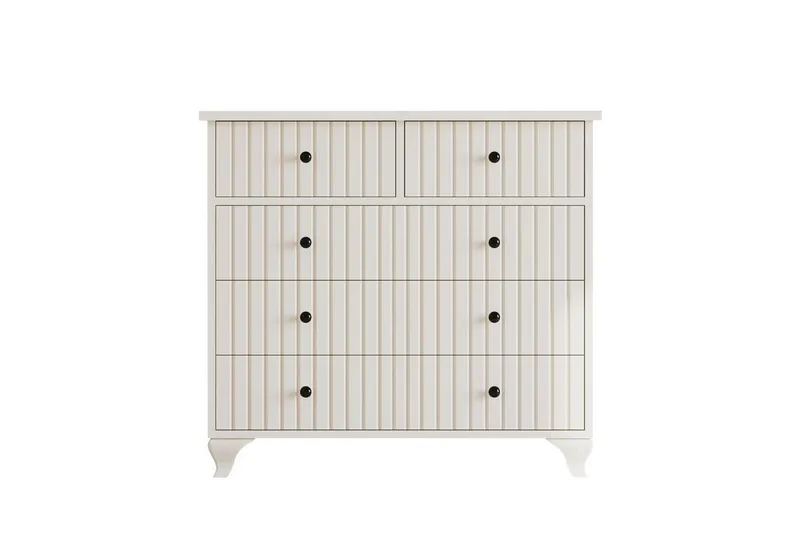 Rihana Sminkebord 90 cm, Matt Hvit