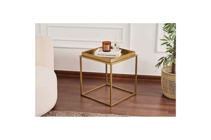 Rilo Sofabord 45 cm - Gull - Møbler - Bord - Sofabord & salongbord