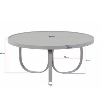 Rirena Sofabord 110 cm - Valnøtt - Møbler - Bord - Sofabord & salongbord