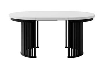 Rivale Matbord 100 cm Rund - Hvit/Gull - Møbler - Bord - Spisebord & kjøkkenbord