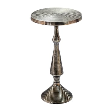 Rivnor rundt sidebord 30 cm i aluminium - sølv - Møbler - Bord - Barbord & ståbord