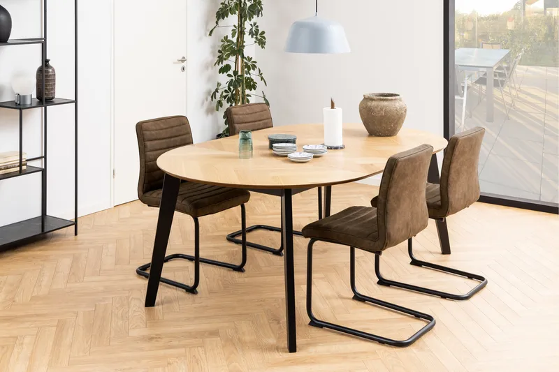 Robesonia Spisebord 120 cm Rund - Natur - Møbler - Bord - Spisebord & kjøkkenbord