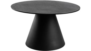 Romeo 59 cm Rundt Sofabord i Keramikk med Understell i Metall - Antrasitt - Møbler - Bord - Sofabord & salongbord