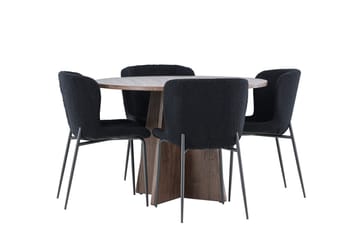 Round Dining Set Venture Home - Møbler - Bord - Spisegruppe