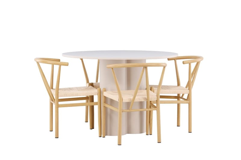 Round Dining Set Venture Home - Møbler - Bord - Spisegruppe