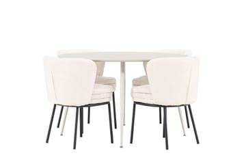 Round Dining Set Venture Home - Møbler - Bord - Spisegruppe