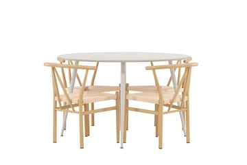 Round Dining Set Venture Home - Møbler - Bord - Spisegruppe