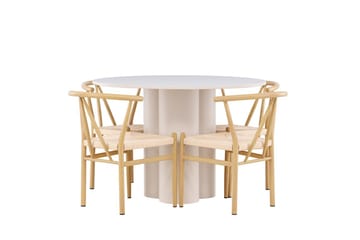 Round Dining Set Venture Home - Møbler - Bord - Spisegruppe