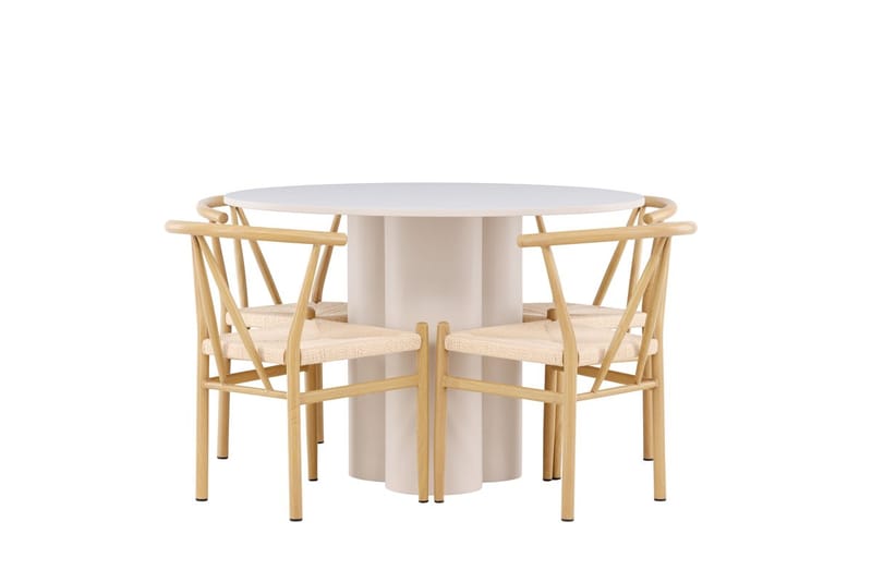 Round Dining Set Venture Home - Møbler - Bord - Spisegruppe