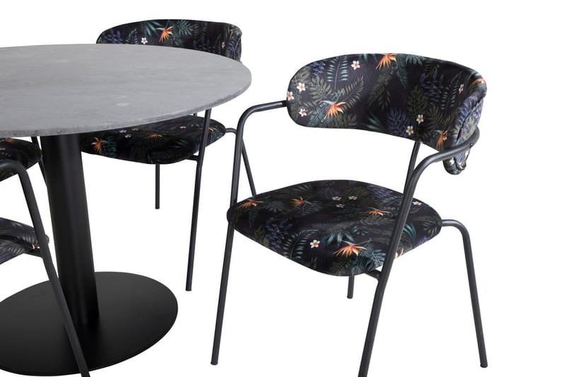 Round Dining Set Venture Home - Møbler - Bord - Spisegruppe