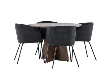 Round Dining Set Venture Home - Møbler - Bord - Spisegruppe