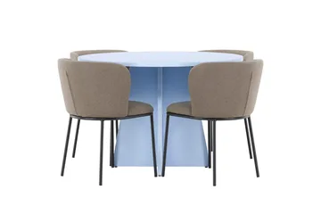 Round Dining Set Venture Home - Møbler - Bord - Spisegruppe
