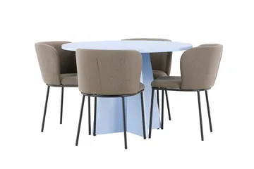 Round Dining Set Venture Home - Møbler - Bord - Spisegruppe
